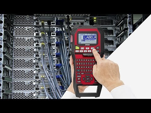 EPSON LabelWorks LW-Z900FK QWERTY Hands-free Industrial Label Printer | Epson LabelWorks® Labeler