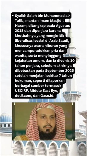 Kenapa Arab Saudi Penjarakan Imam Mekkah Ini ? Ada Apa Dengam Arab Saudi ?