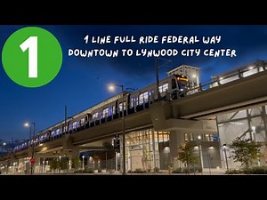 Sound Transit Link Light Rail:1 Line Federal Way Downtown to Lynwood City Center