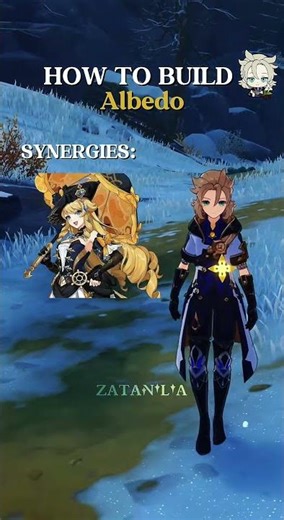 How to build Albedo #genshin #albedo #hoyocreators #fyp #Genshinlmpact