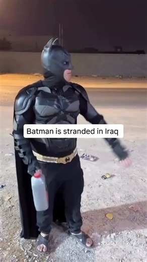 IRAQI BANTZ on Instagram: "The batmobile ran out of petrol"