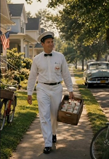 Milkman Saves Neighbor: 1950s Community Kindness