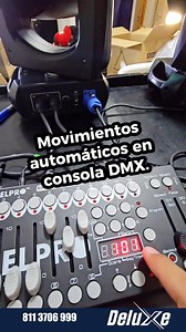69K views · 1K reactions | Una vez configurada tu consola DMX, solo es ponerla en automático y ajustar en el tiempo que tu quieras que cambie. Es realmente sencillo. Ya tenemos unos tutoriales aquí en nuestra página por si te interesa pero próximamente subiremos otros videos. Las robóticas que aparecen en este video son de las línea Probeam de las que tenemos disponibles en 100, 150 y 200w. Whatsapp: 8113706999 - ILUMINACIÓN DELUXE | ILUMINACION DELUXE | Facebook