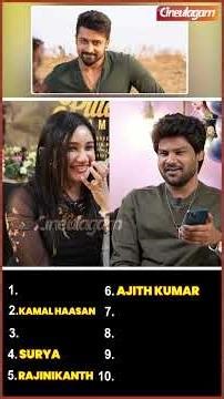 Blind Ranking Of Best Kollywood Dancers ft Raveena Daha ❤️