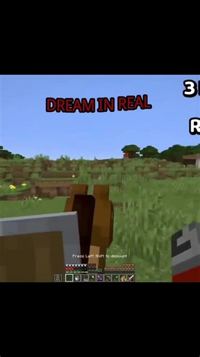 Minecraft Real dream vs fake dream #minecraft #shorts #viral