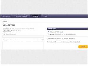 WGU Student Video System and Taskstream Submission