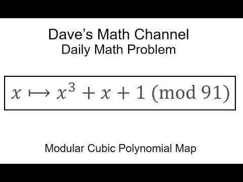 Daily Math Problem, 11-24-25: Modular Cubic Polynomial Map