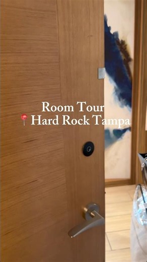 Hard Rock Tampa Room Tour 🫶🏻🎰✨ #casino #hardrocktampa #roomtour