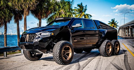 The Apocalypse Juggernaut: Your 850-hp 6x6 bro-mobile of the day