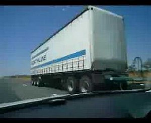 Road Train on Stuart Highway, Australia