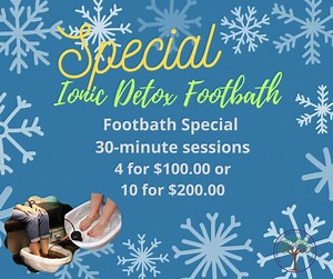 ✨ Step Into Wellness with Our Ionic Detox Foot Bath Special! ✨...