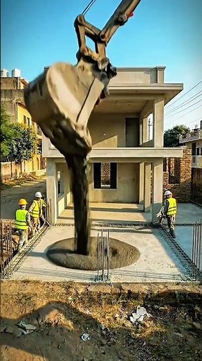 Building the Dream House Construction Step-by-Step 🏗️ #dream #house #shorts