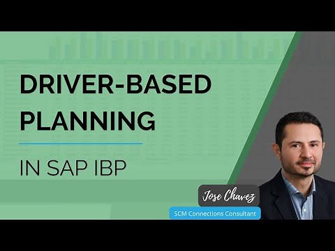Driver-Based Planning in SAP IBP - SCM Connections Five Minute Feature