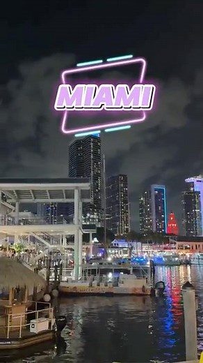 Miami nightlife: brightest moments after dark 🌃✨ #miami #miamibeach #msc