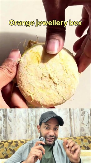 How to make jewellery box from orange peel