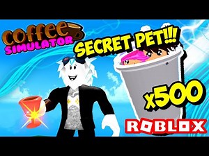 ЧИТ КОД АДМИНА НА СЕКРЕТНОГО ПИТОМЦА В СИМУЛЯТОРЕ КОФЕ! ROBLOX Coffee Simulator