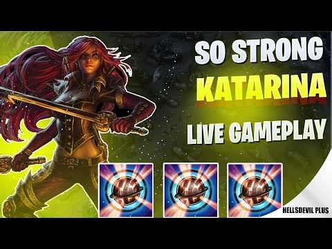 KATARINA IS SO STRONG! - Wild Rift HellsDevil Plus Gameplay