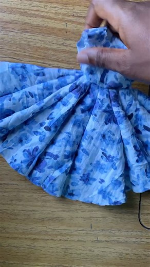 Sewing a Ball Gown part 2 #shorts #sewing