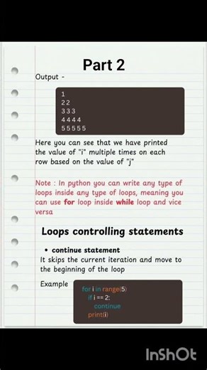Python Loops part 2#coding #loop #programming #python #trending #shortvideo #shorts #code #short
