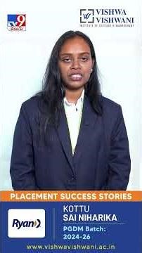 PGDM with ₹14 LPA Highest Package | Hyderabad | Vishwa Vishwani - TV9