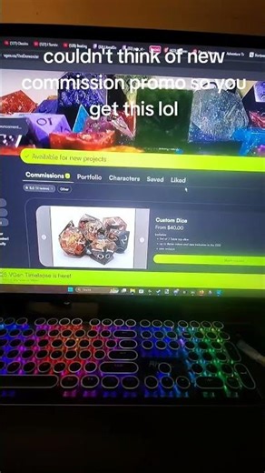 Now offering skeb style/ mystery dice over at https://vgen.co/TheDemonJar #dnd #dicegoblin #ttrpg