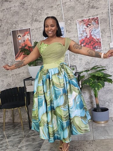 Brides.. Bridesmaids! WeddingGuests! 💚🤍💛 👗: ByLaone 📍: African mall 📞: 267 71892558 💰: From P2000.00 fix and supply Printed Duchess(Fabric): @anjus Fabric_Bazaar #tiktokbotswana🇧🇼tiktoksouthafrica🇿🇦 #bride #bridesmaiddresses #bridesoftiktok #weddings