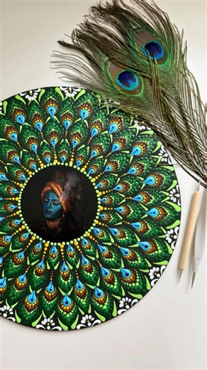 Dot Mandala Lord Krishna #trending #ytshorts #viral #dotmandala