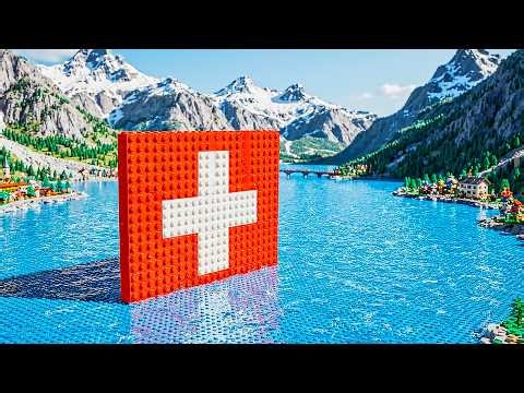 Satisfying LEGO Build ASMR: 60 World Flags Transform into Iconic Landmarks 🧱🌍