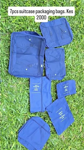 7-Piece Suitcase Organizers