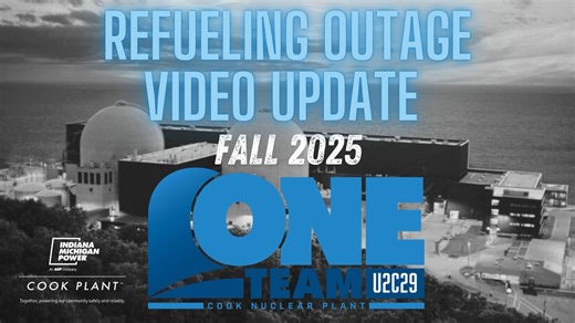 Things are heating up! Plant Manager Luke Ellis and Outage Manager Ethan Garrity give you another update on our refueling outage by talking about "changing Modes" as we work toward putting Unit 2 back into online service for the community. | Cook Nuclear Plant
