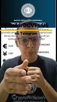 BCV DOLLAR TODAY 🇻🇪 | Official Exchange Rate in Venezuela (Telegram @DolarBCVPlus!)