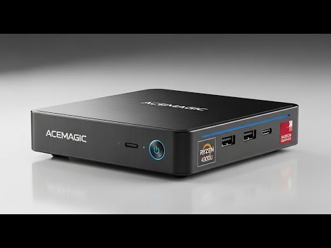 ACEMAGIC K1 Mini PC Review | Ryzen 4300U Power in a Tiny Desktop 💻