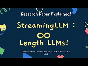 Run LLM's for infinite length! Research Paper Explained - StreamingLLM