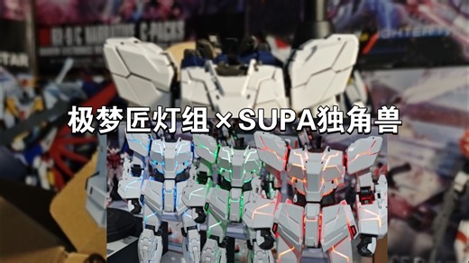 SUPAmgex独角兽 极梦匠灯组，腿胯根 桩细 塞纸解决
