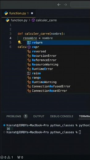 🐍 Comment utiliser le mot clé return #programmation #python