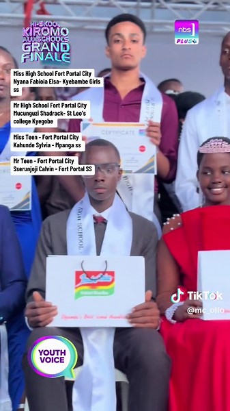 Fort Portal City High School Pageant Winners Announced