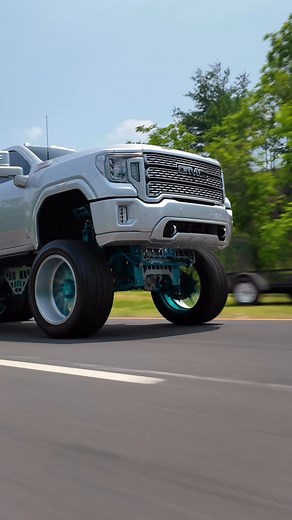 KING OF CARS & TRUCKS INC. on Instagram: "This Beast is on another level! Built with an open checkbook — nothing but the best! 2020 GMC Denali 3500 4x4 6.6L Duramax turbo diesel Only 21k miles 40x15.5x26 Nitto Trail Grappler tires 26x14 TIS 547 front wheels 26x8.25 rear dually wheels 15” Wicked Customs lift Powder coated candy teal and alien silver overlays Bulletproof Hitches drop hitch with stabilizer bars 50 BAMF rock lights Completely color matched Go Recon tender and dually lights color mat