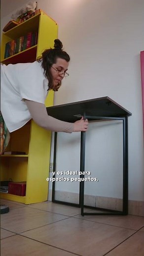Escritorio Plegable Ideal para Espacios Pequeños | Práctico, Elegante y Sin Ensamblaje
