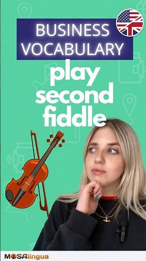 "Play Second Fiddle" | Business English Idioms #shorts