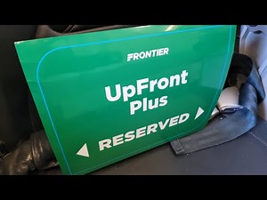 How is Frontier Airlines UpFront Plus for Legroom in Row 1?