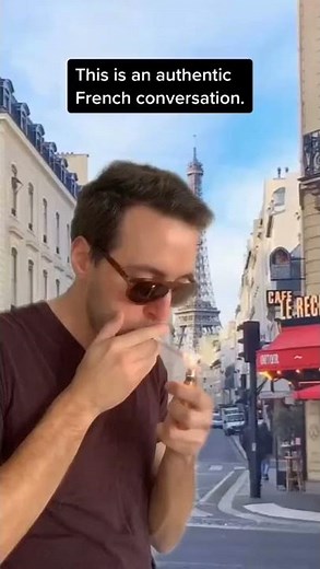 This is an authentic French Conversation