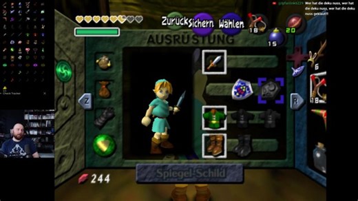 OoT Randomizer mit absolut grauenhaften Settings.
