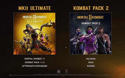 又一个狠角色！FTG《真人快打11终极版》Mortal Kombat 11 Ultimate Edition-Rambo兰博游戏技能演示CG