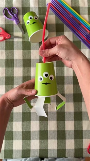Disney Family on Instagram: "OoOOoh! The claw has spoken! ✨ Today we're crafting this Toy Story alien claw activity to celebrate 30 years of Toy Story! We think this craft is perfect for little party guests with big imaginations! 🎉 #ToyStory30"