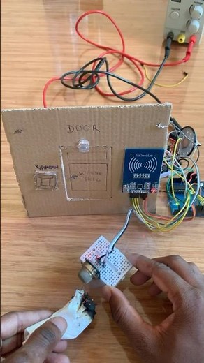 Home Security System with Arduino using MQ-2 sensor & RFID Reader & MQ-2 sensor