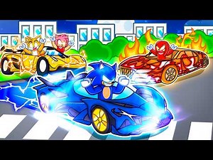 ELEMENTAL CAR SPEEDRUNNER vs ELEMENTAL HUNTERS In DRIVING EMPIRE! (Roblox)