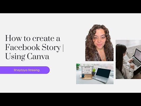 How to create a Facebook Story | Using Canva