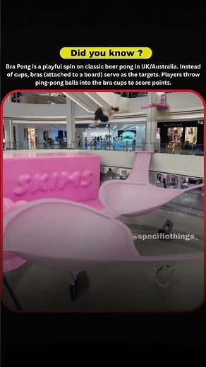 The Bra jumping game '' Bra Pong '' playing in UK/Australia . #facts #shortsfeed #ytshorts