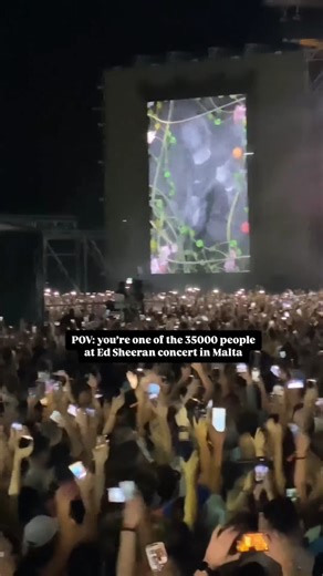 🎸 Ed Sheeran `s concert in Malta was amazing! Thanks instagram.com/anastasiamalta for her video. #łovemalta #malta #visitmalta #edsheeran #concerts #visitmalta | LoveMalta