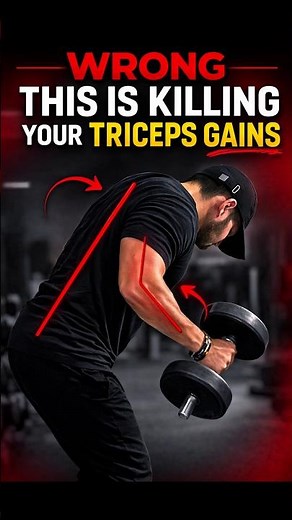 Stop Doing Triceps Kickbacks Like This ❌